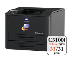 Konica Minolta bizhub C3100i A4 Colour Laser Printer Left Side